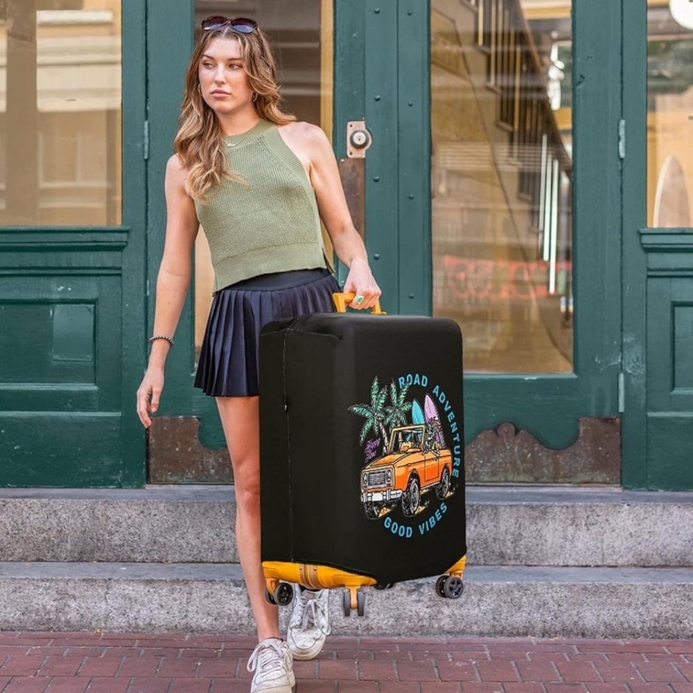 Black Road Adventure Luggage Cover - Picture 6 of 6